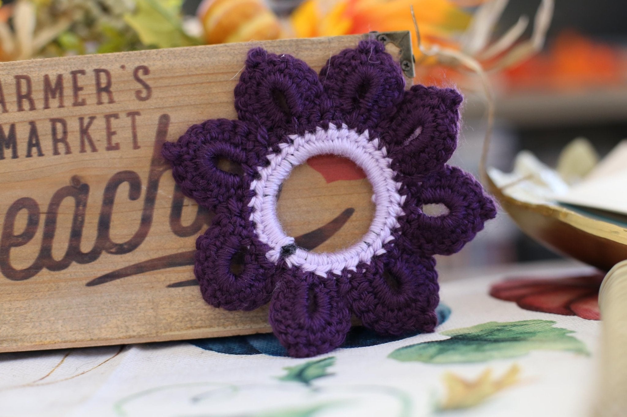 Crocheted Flower Scrunchies: Handmade Hair Accessories - My Cozy Knick Knacks